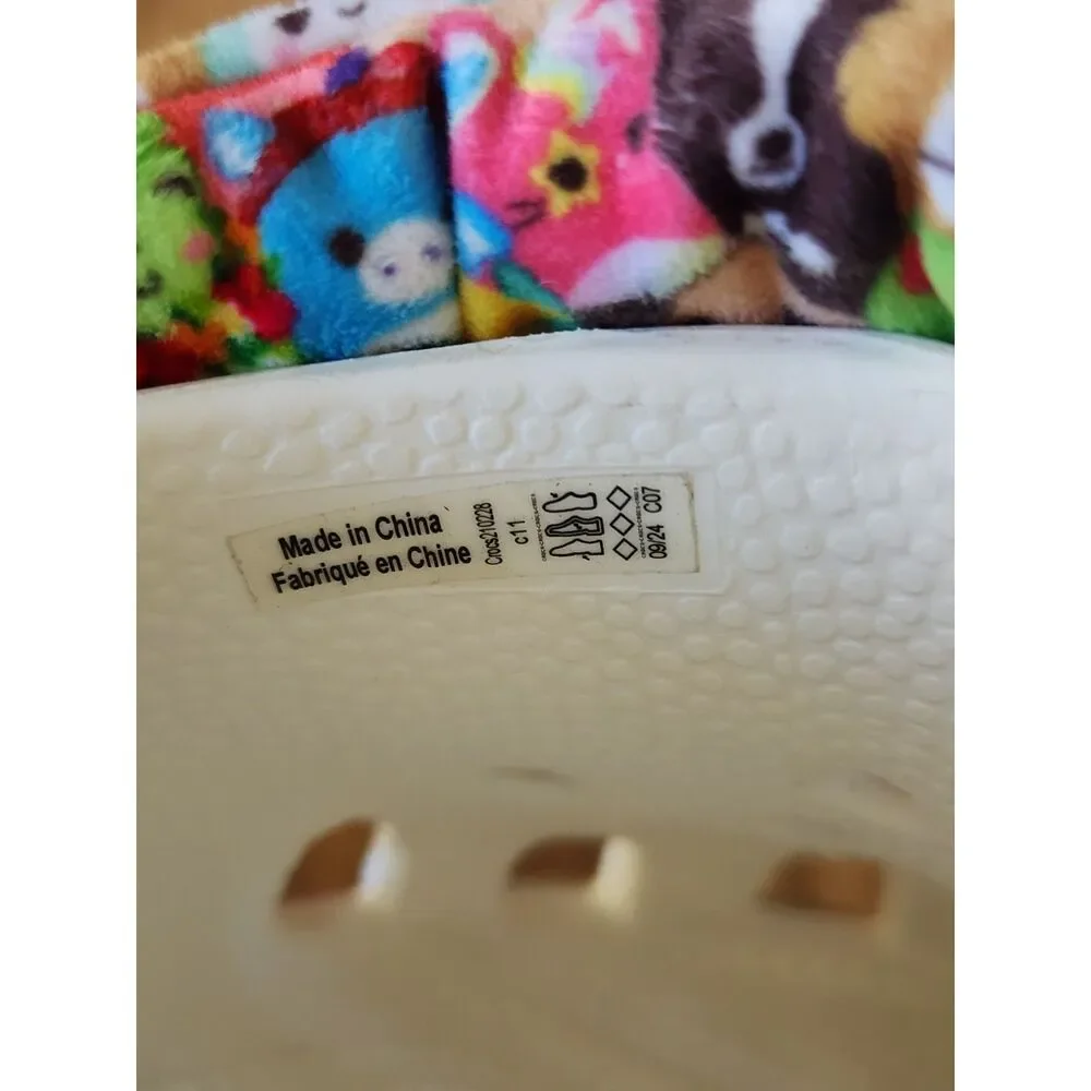 Crocs Kids 11 Squishmallows Classic Clog PS Girls Shoes VGUC